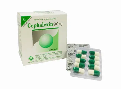 Cephalexin 500mg Vidi (H/100v) – Kháng sinh điều trị nhiễm khuẩn toàn diện